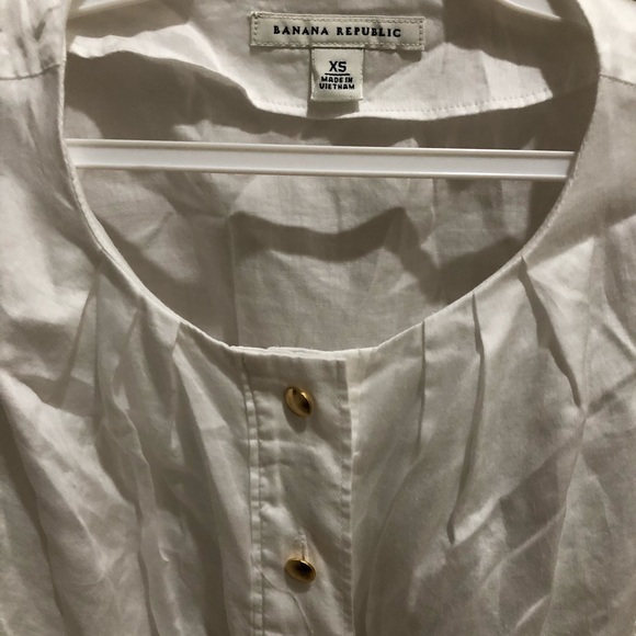 Banana Republic beautiful white blouse - Picture 2 of 3